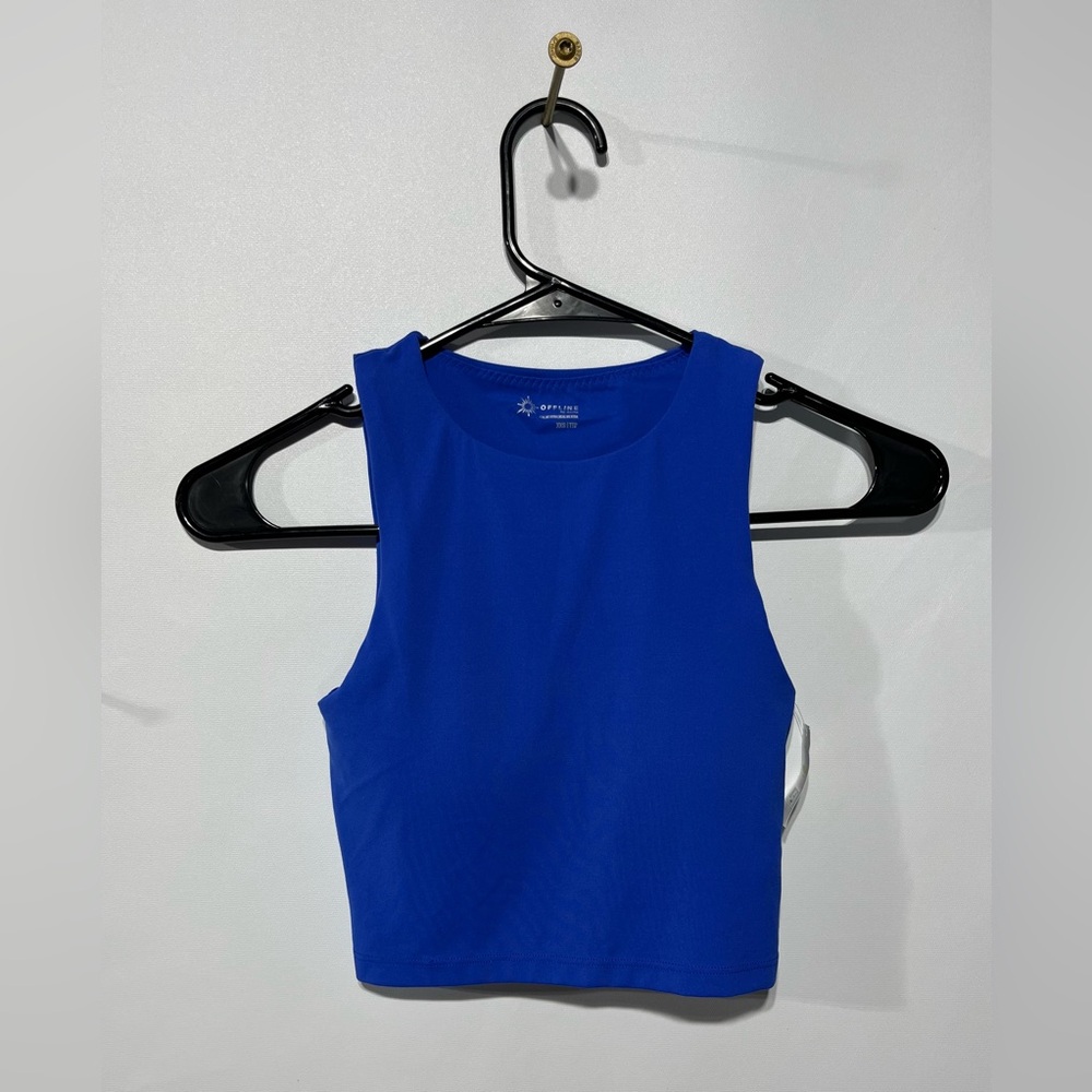 Offline by Arie Vibrant Blue Women's Sports Top Size XXS New With Tags